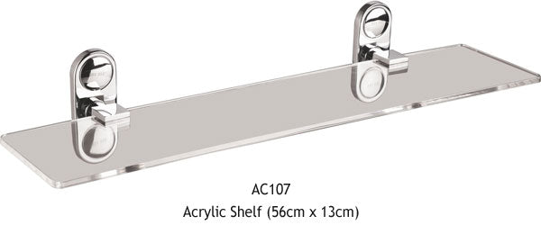 AC107
ACrylic Shelf (56cm x 13cm)