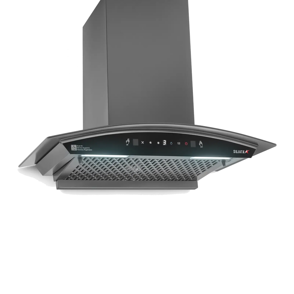 Sujata coral Black Chimney Auto clean