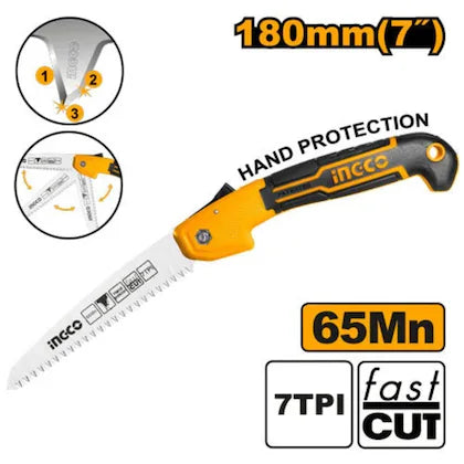 Ingco folding saw HFSW1806 180mm(7")