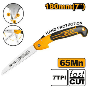 Ingco folding saw HFSW1806 180mm(7")