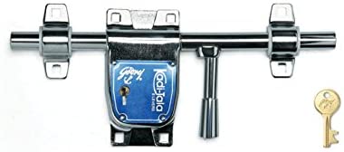 Godrej 5094 Steel Kadi-Tala Set (Chrome, 4-Pieces)