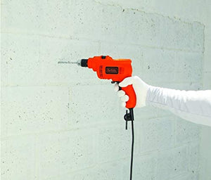 Black+Decker KR5010V 550 Watt 10mm Variable Speed Hammer Drill 