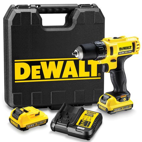 Dewalt DCD716D2 12V MAX 10mm XR Lithium-Ion Cordless Hammer Drill/Driver with 2x2.0 Ah Batteries included