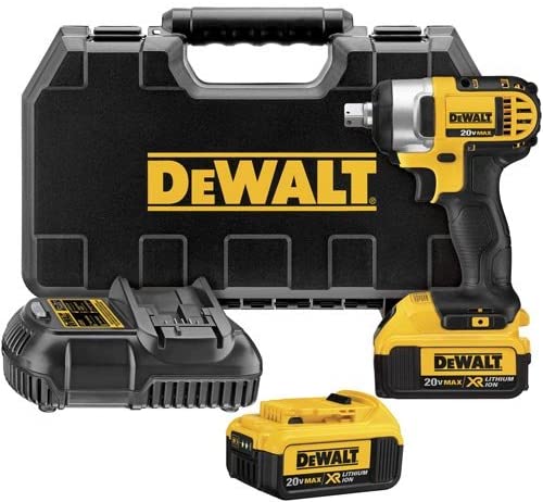 Dewalt DCF880M2 18V,13 mm XR Li ion Cordless Impact Driver with 2x4.0 Batteries included