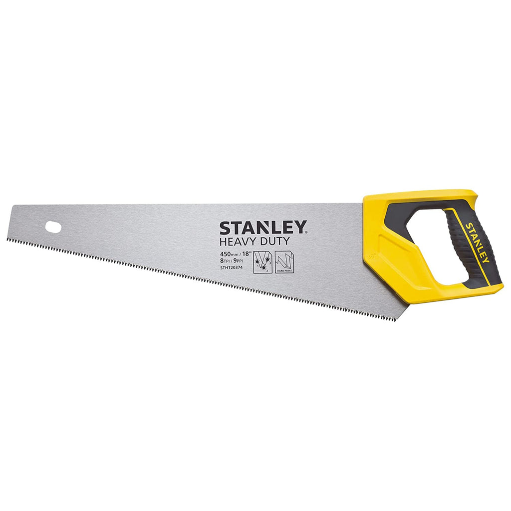 STANLEY STHT20374-LA 18” 450mm Heavy Duty Bi-Material Handsaw