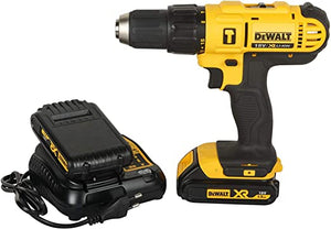 DEWALT DCD776S2 18V 13mm XR Lithium-Ion Cordless Hammer Drill/Driver with 2x1.5 Ah Batteries included