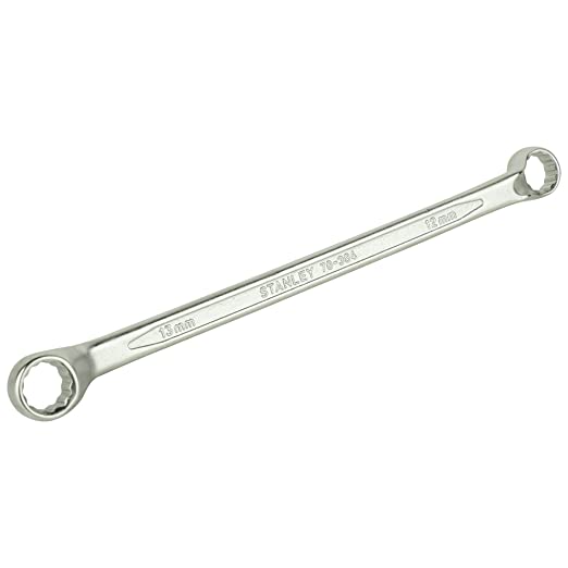 STANLEY 70-384 Offset Ring Chrome Vanadium Spanners-12x13mm