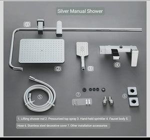 Shower Set silver