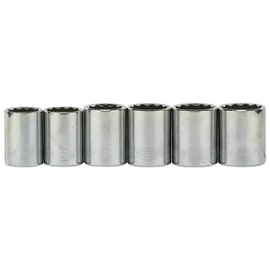 STANLEY 86-477-12 1/2'' SQ. Drive Metric 12 Point Socket Set-27 Pieces