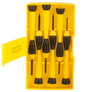 STANLEY 66-052 Bi Material Handle Precision Screwdriver Set (6 Piece)