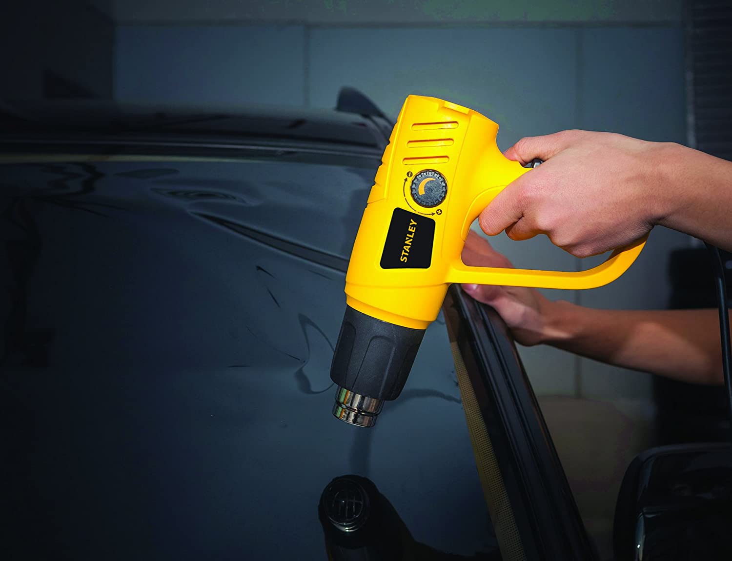 STANLEY STXH2000 2000W Variable Speed Heat Gun (Yellow and Black)