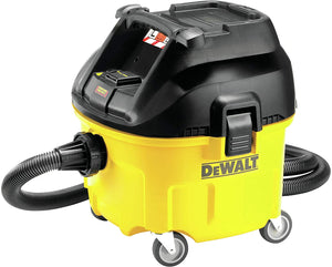 Dewalt DWV901L-QS 1400W 30L Wet and Dry Dust Extractor/Vacuum Cleaner