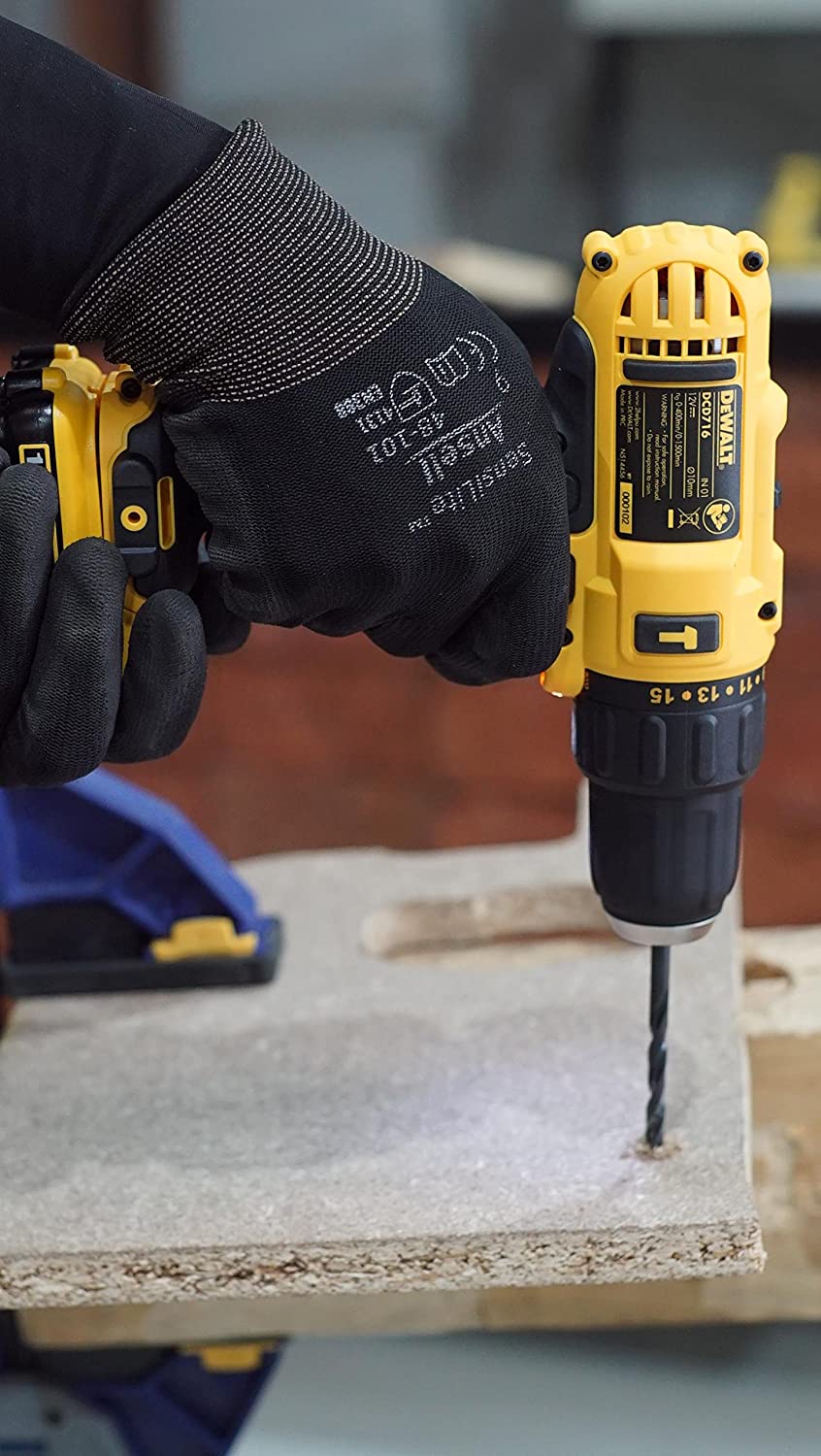 Dewalt DCD716D2 12V MAX 10mm XR Lithium-Ion Cordless Hammer Drill/Driver with 2x2.0 Ah Batteries included