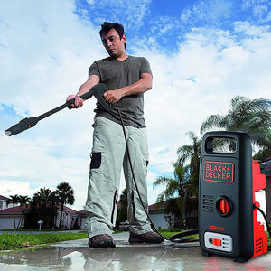 BLACK+DECKER BW13 1300Watt 100 Bar,390 L/hr Pressure Washer for Car wash and Home use