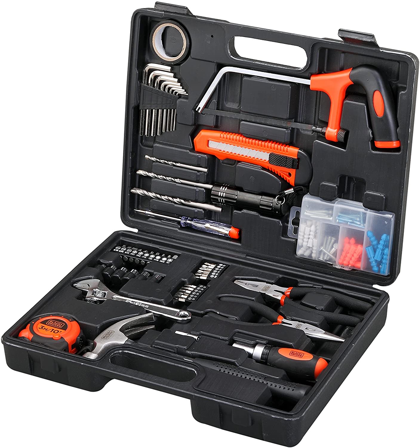 Black+Decker Hand Tool Kit (108-Piece), Bmt108c