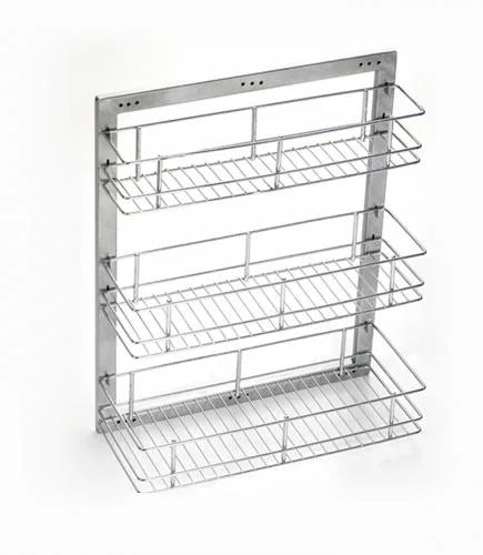 MP Single Pull Out Basket Silver Series