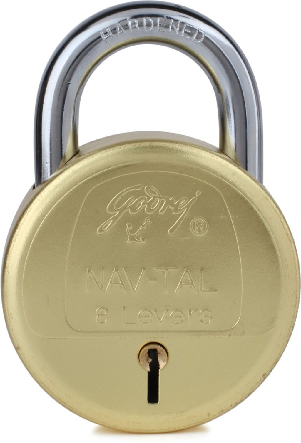 Godrej Locks 3282 Navtal 8 Levers Deluxe Hardened - 3 Keys