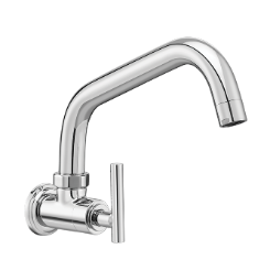 TM117A Sink cock extended Spout wall mounted